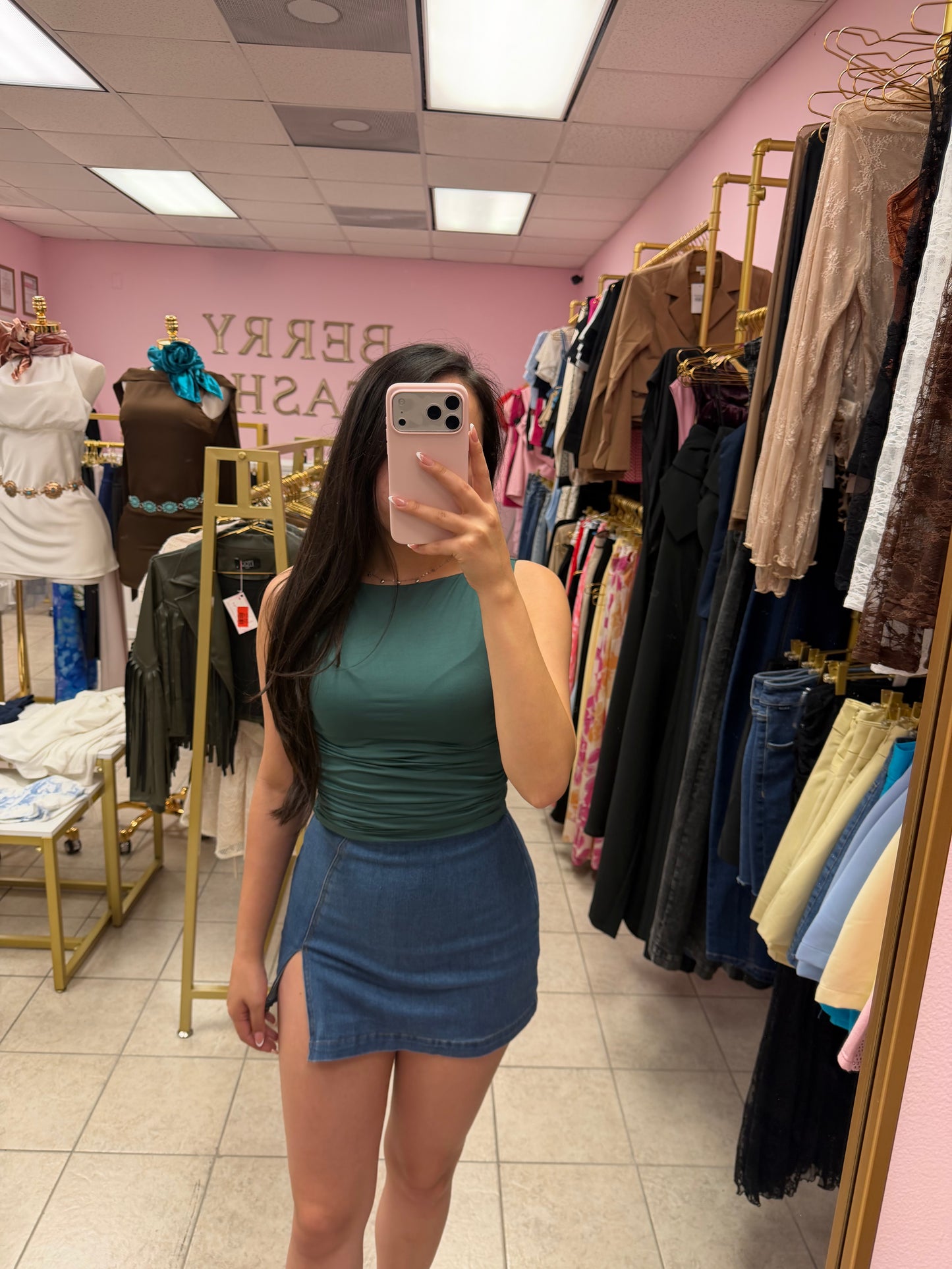 Jazlyn Green Top