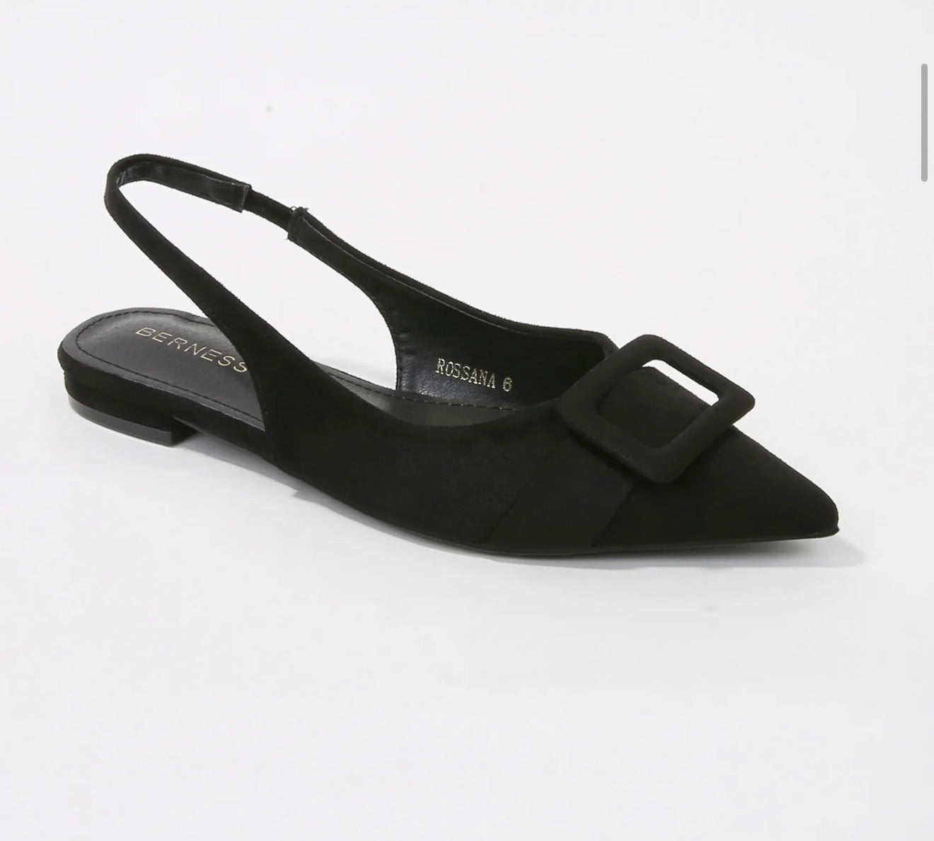 Rossana Black Flats