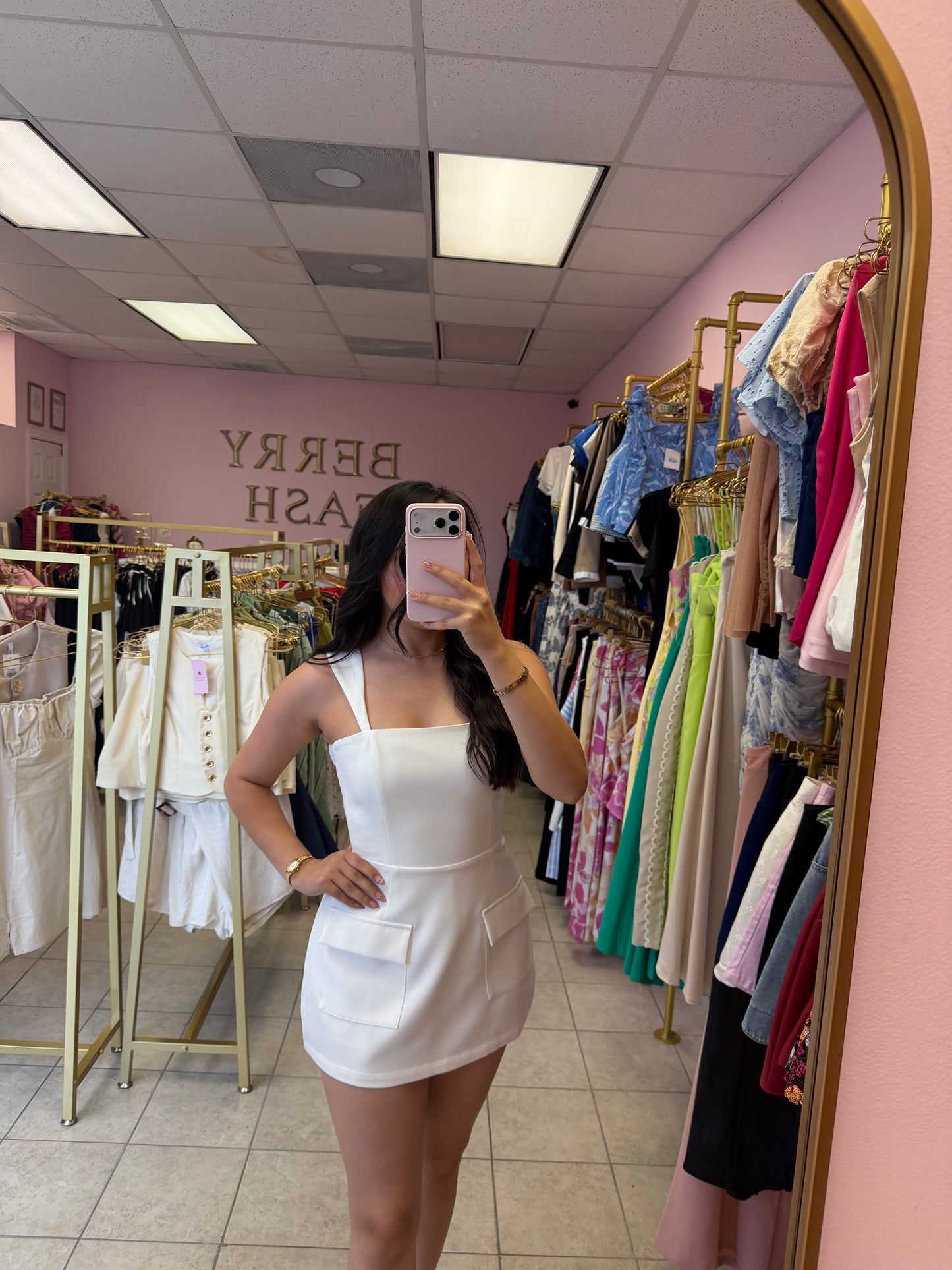 Yanely White Dress