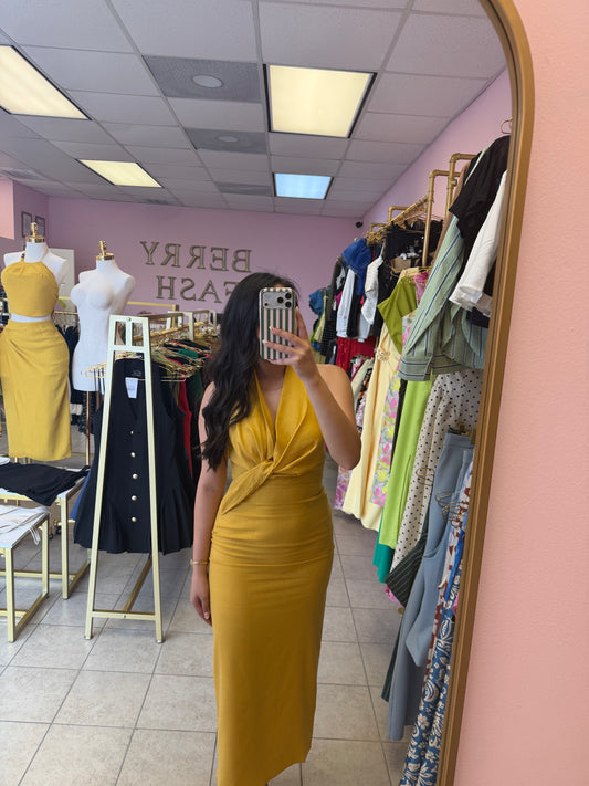 Cecilia Yellow Dress